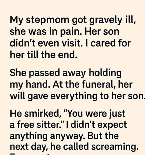 The Day After the Service, Everything Took on a Different Meaning